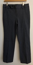 Talbots Barely Boot Stretch Gray Pants Slacks High Rise Sz 6 Office Business