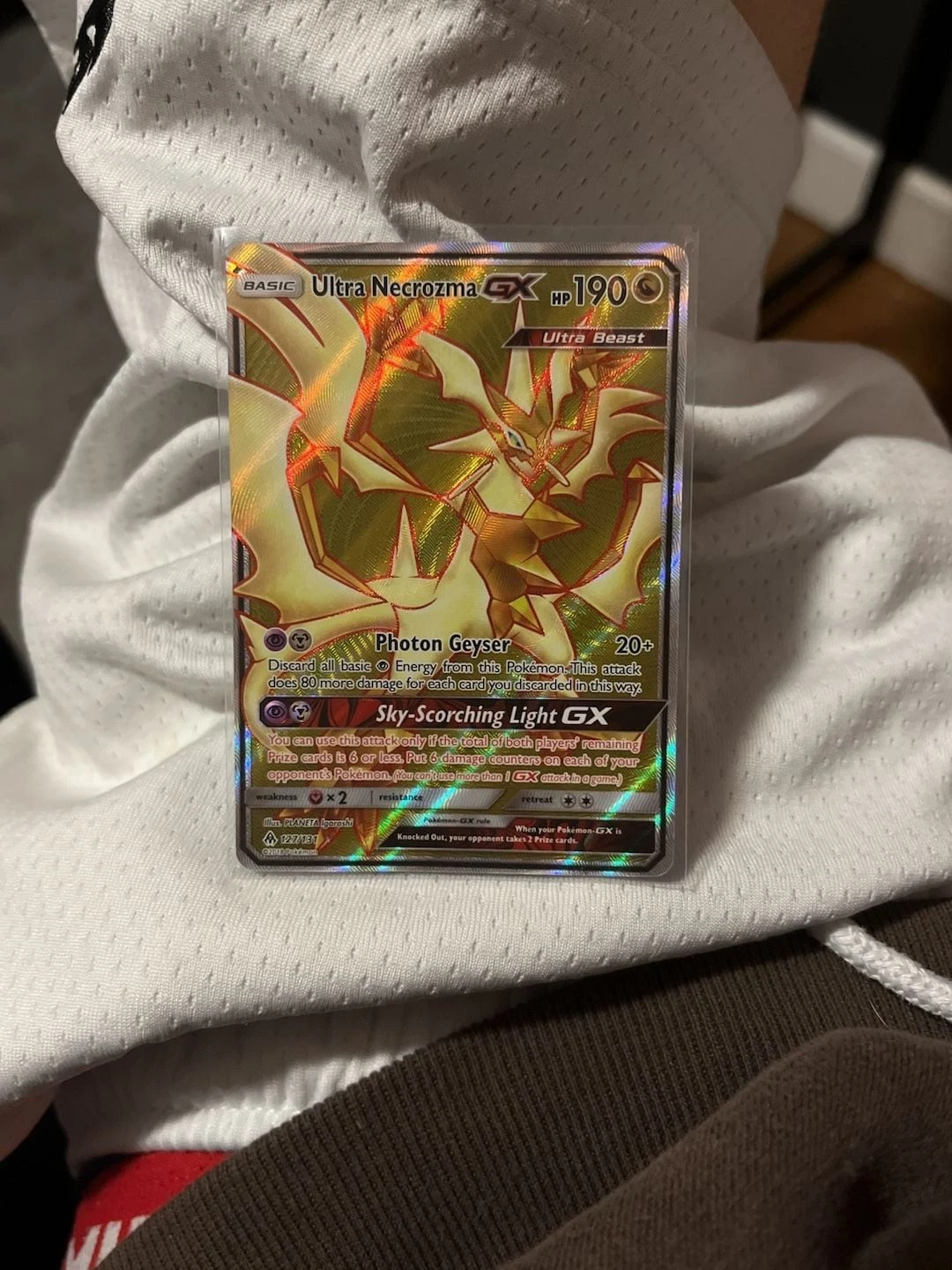 Ultra Necrozma GX 127/131 Forbidden Light Pokemon Trading Card