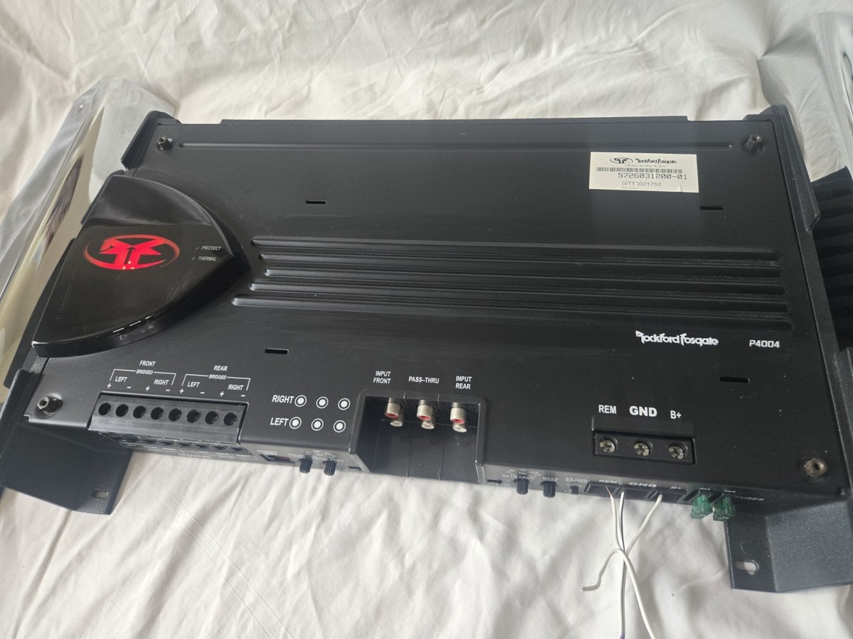 Rockford Fosgate Punch P4004 4-Channel Car Amp for sale online | eBay