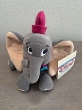New Vintage Disney Store Dumbo Mini Bean Bag Plush 8 inch with TAG