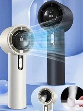Turbo Handheld Fan Rechargeable Portable Electric Fan Ice Cooling Mini Hand held
