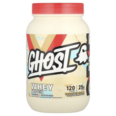 2 X Ghost, Whey Protein, Coffee Ice Cream, 2 lb (924 g)