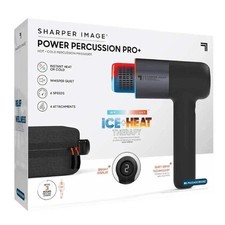 NEW Sharper Image Power Percussion Pro Hot Cold Percussion Massager