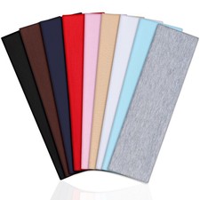 9 Headbands Women Non Slip Elastic Hair Sweat Bands Stretchy Sport Yoga Workout