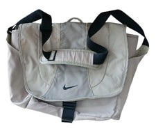 Vintage Y2k Nike Messenger Bag Beige 