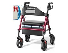 HOMLAND Foldable Rollator Walker