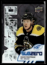 2017-18 Upper Deck ICE Sub Zero David Pastrnak #SZ-43