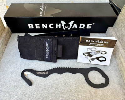 New Benchmade 8BLKW Rescue Hook Strap Safety Cutter NSN 4240-01-568-3219