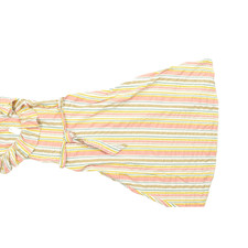 NEW Loft Women's Dress Size 4 Striped Colorful With Belt 100% Cotton A Line