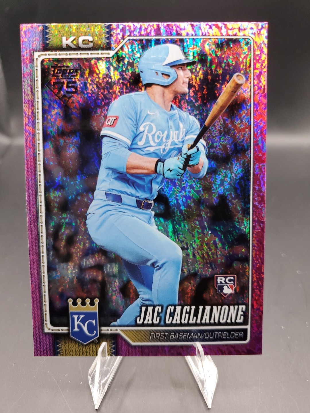 2026 Topps Series 1 - Jac Caglianone #138 Pink Holo Foil (RC)