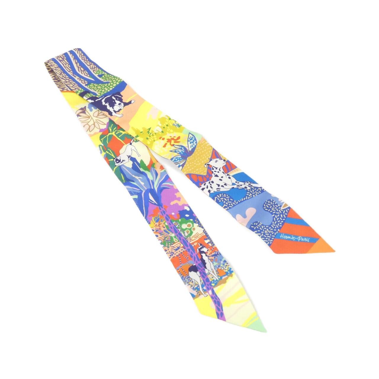 Authentic HERMES EN LIBERTE Twilly 063911S Scarf  #260-007-657-4634