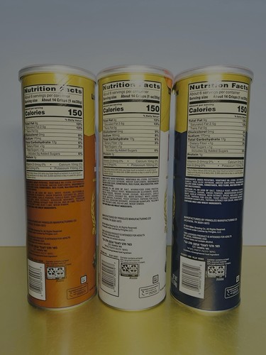 🔵 New Limited Pringles Miller Lite Beer Steak Chicken Brat Potato Chips-3 Cans - Picture 2 of 2