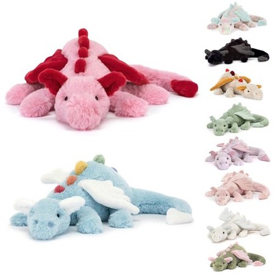 Brandneu Kids Dragon Serie Plüschspielzeug 50 cm mit Etikett Weich Lustig