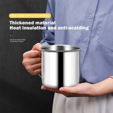 200ml Stainless Steel Travel Mug Tea Coffee Cup Camping Portable Metal