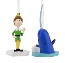 Elf: BUDDY THE ELF NARWHAT 2025 Hallmark Christmas Ornaments New In Package