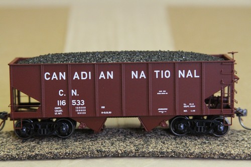 Coche tolva doble de acero MTH USRA 55 toneladas - escala HO - lata. National #116533 | Zustand: New