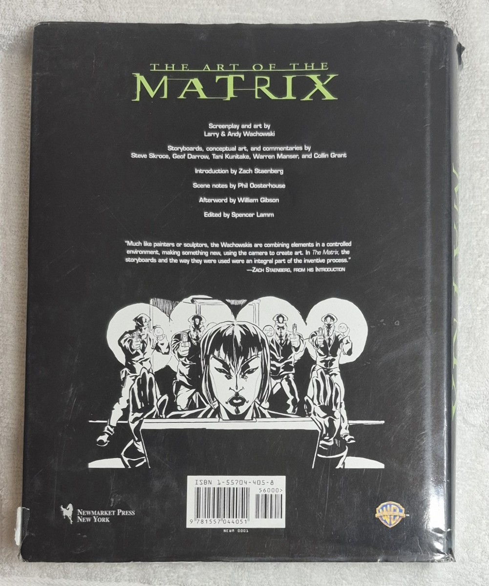 Art of the Matrix by Andy Wachowski (2000, Hardcover) for