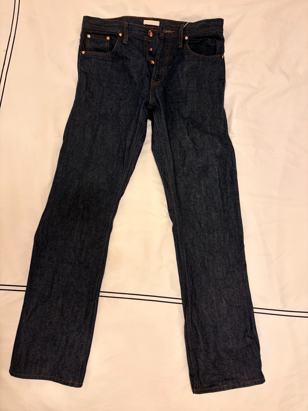 MINT Unbranded UB301 Straight Fit - 14.5oz Indigo Selvedge R