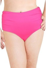 Anne Cole Womens High-Waist Bikini Bottom Size M