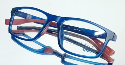 Originale MICHAEL RYEN Eyeglasses MRX-108 C2 NAVY/RED New Plastic 52-18-140
