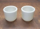 Vintage Corning WWII Navy Watchman Milk Glass Hand Warming Coffee Mug USA