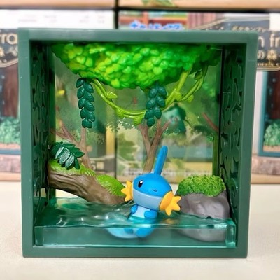 Mudkip Pokémon center Re-Ment Pokemon Frame series #1 ''Deep Woods''