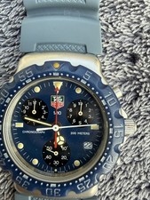 Vintage TAG Heuer Formula 1 Chronograph CA1210 Men’s Quartz Watch Blue Dial