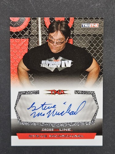 Steve Mongo McMichael NFL Chicago Bears 2008 Tristar TNA Auto Autograph WCW