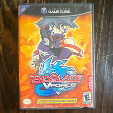Atari Beyblade VForce Super Tournament Battle GameCube Manual/Disc/Case E 2003