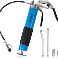 12011A Grease Gun, Heavy Duty Pistol Grip Greaser, 6000 PSI, Grease Gun Hose 18