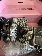 Moon Boot Moonlight Roller Snakeskin Skates Charmer Size US 4 Womens 5 EU 33