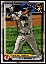 2024 Jadher Areinamo Bowman BASEBALL  #BP-2 Milwaukee Brewers