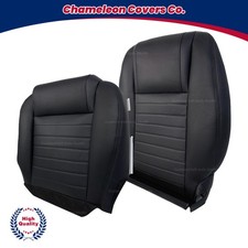 Passenger Bottomtop Seat Cover 2005-2009 Leather Perforated Fit Ford Mustang Gt