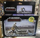 Star Wars Vintage Collection Speeder Bike Scout Trooper & Grogu 3.75” Figures