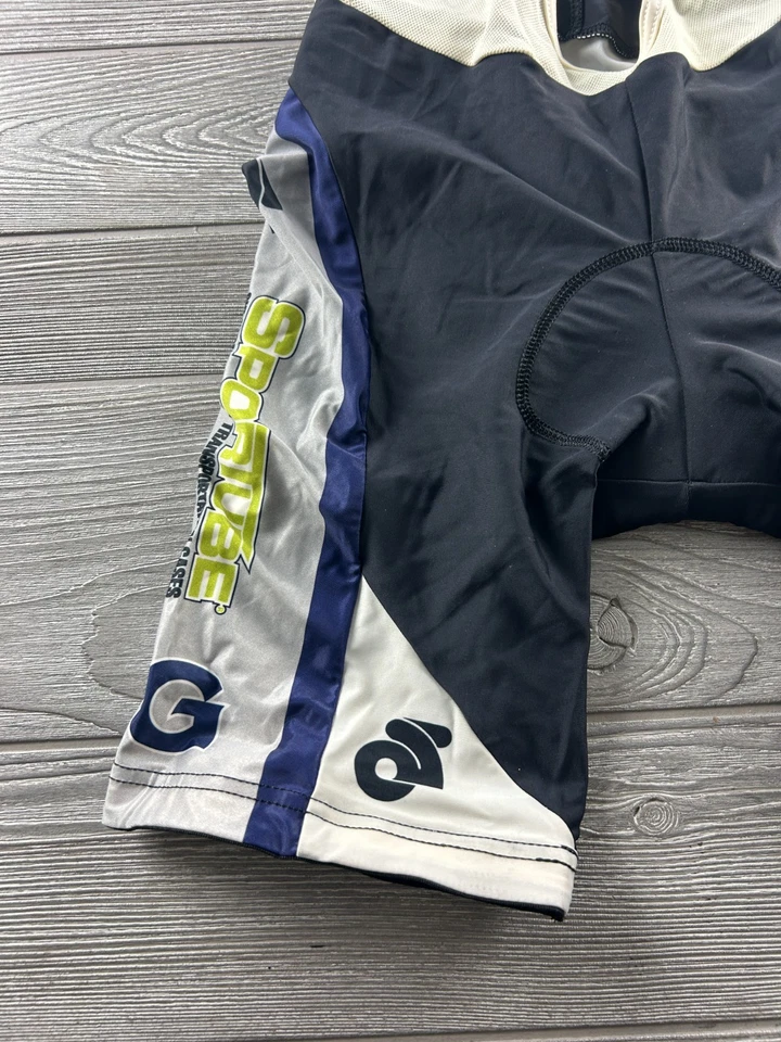 Champion Systems Hombre Mediano Acolchado Ciclismo Baberos Carreras Pantalones Cortos Traje "SporTube" Foto 2 de 4