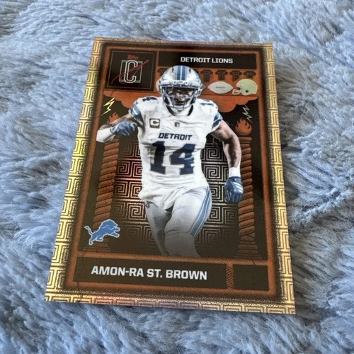 2025 Topps Signature Amon-Ra St. Brown Base (RAW)