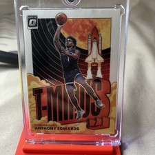 2021-22 Panini Donruss Optic - T-Minus 3, 2, 1 Anthony Edwards #11 Holo Prizm