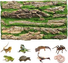 Reptile Cork Terrarium Background,Bearded Dragon Tank Natural Bark Backdrop Wall