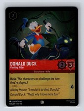 Donald Duck - Vineling Rider 124/204 Lorcana Attack of the Vine Cold Foil NM/M