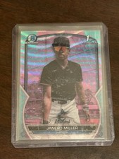 2023 Bowman Chrome Janero Miller BCP-184 Serial Numbered /125 RC Marlins