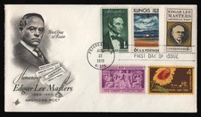 #1405 6c Edgar Lee Masters-Combo, Art Craft FDC **ANY 5=FREE SHIPPING**