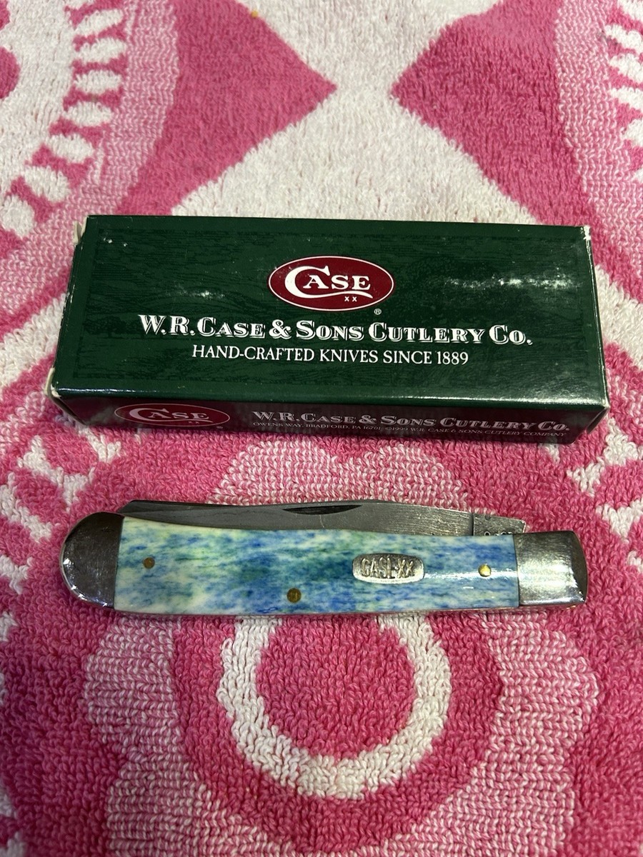 Case XX Peacock Appaloosa Damascus Large Trapper (6254) Knife | eBay