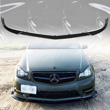 Frontlippe Spoilerlippe Frontspoiler Lippe Schwarz für Mercedes Benz C W204