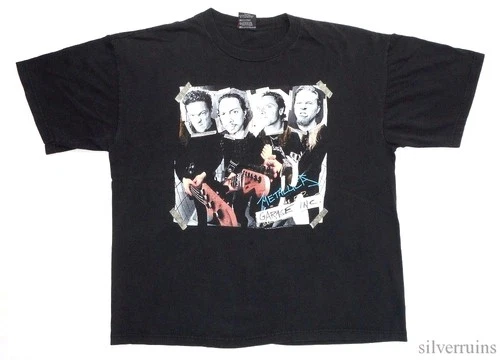 Metallica Vintage T Shirt Garage Inc Tour 90's Rock Ban 1990s vintage concert t-shirt, vintage, size XL, single stitch, B+ condition