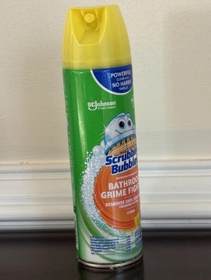 Scrubbing Bubbles Bathroom Grime Fighter Disinfecting Surface Cleaner Aerosol