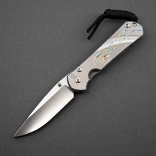 NEW! Chris Reeve Small Sebenza 31 CGG, Polished Titanium/S35VN w/ Full Kit