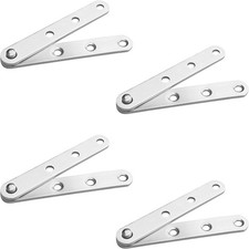 4x Stainless Steel 100mm Door Pivot Hinges 360° Rotating