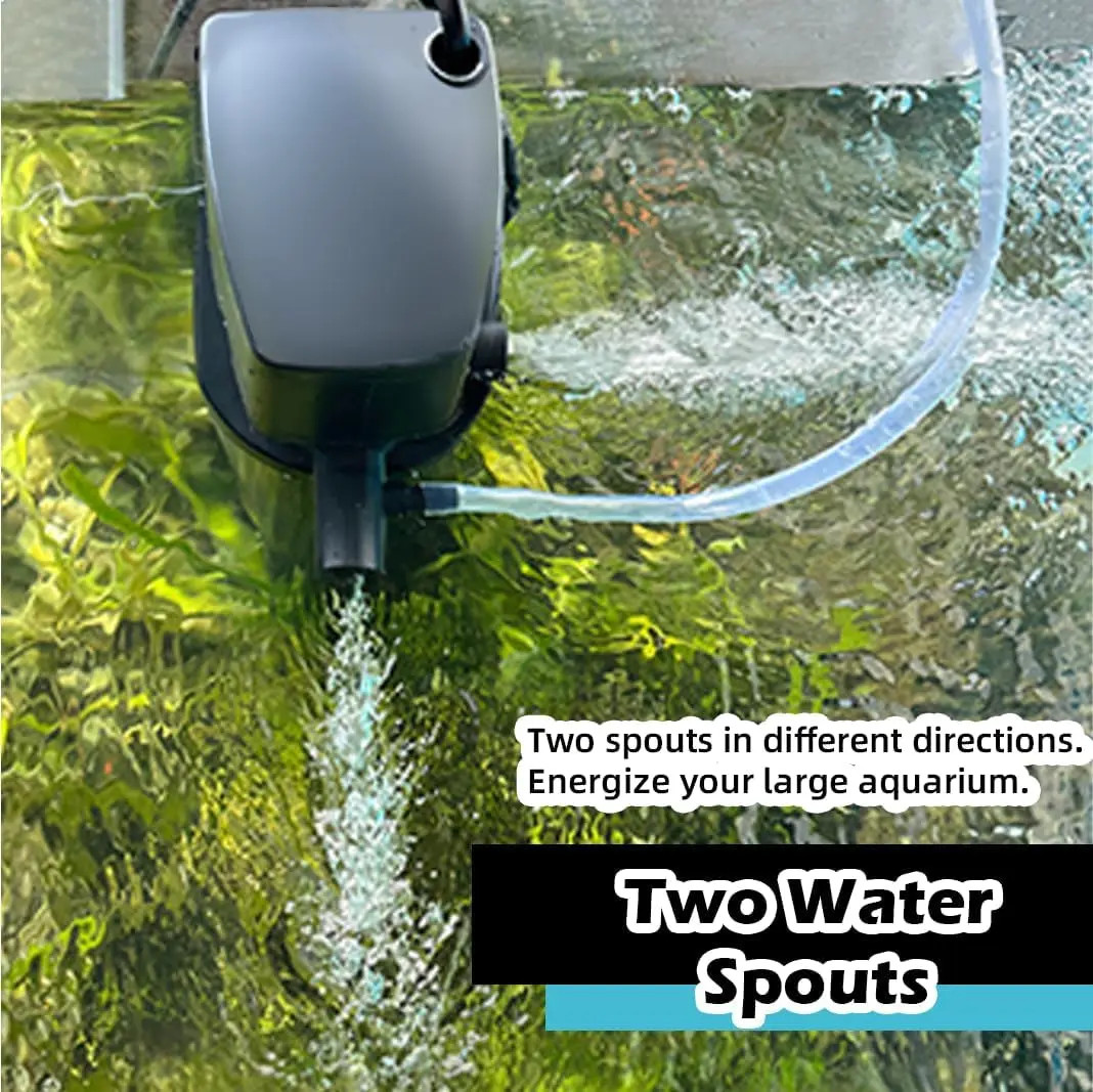 Filtro UV per acquario 75-200 galloni 300GPH sommergibile verde pulito foto 5