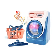 deAO Washing Machine Toy for Kids Dollhouse Furniture Pretend Play ... Fast Ship
