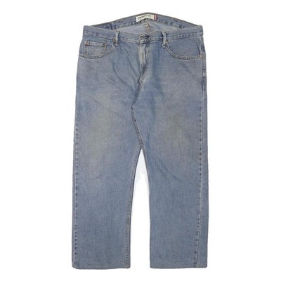 LEVI'S Herren Regular Fit Straight Leg Denim Hellblau Baumwollmischung Jeans W38 L27